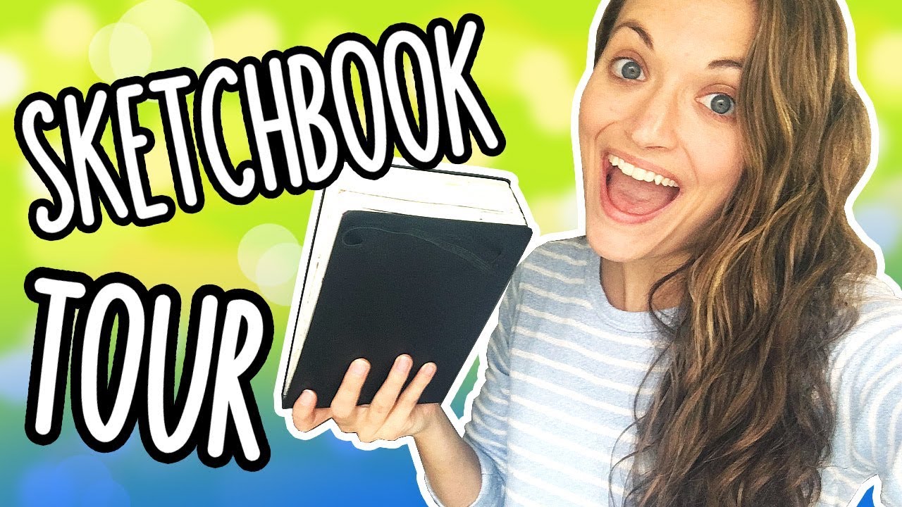 MY SUPER BIG SKETCHBOOK TOUR // I Filled my Sketchbook in 45 Days // 2017