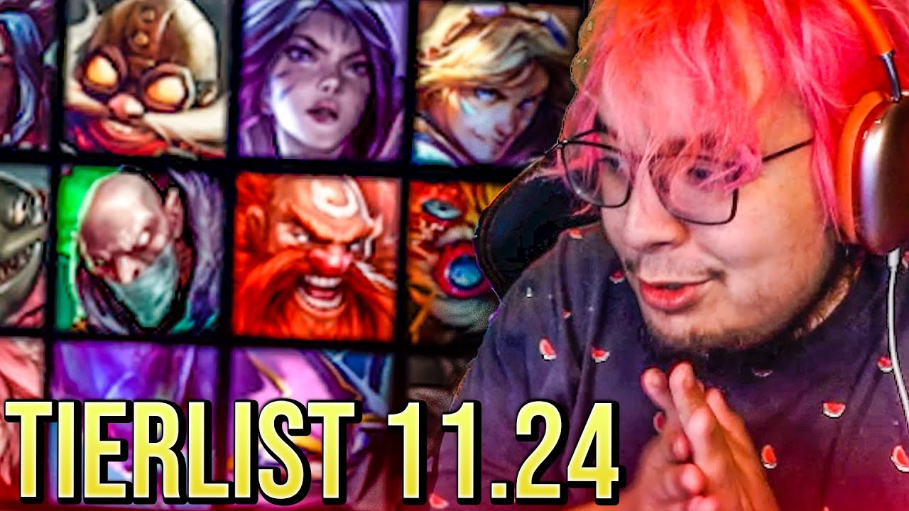 LA *NUEVA* TIERLIST DE TODOS LOS CAMPEONES DEL PARCHE 11.24 (PRE-SEASON 2022 DE LEAGUE OF LEGENDS)