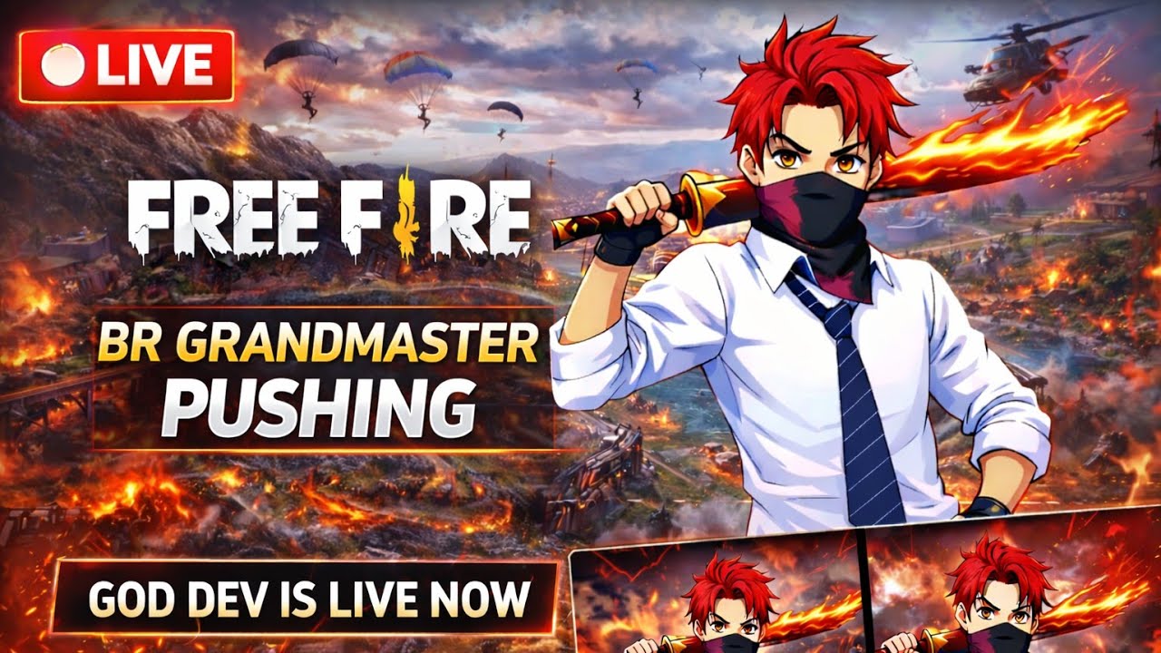 Road to Grandmaster 👑 | Intense BR Rank Live