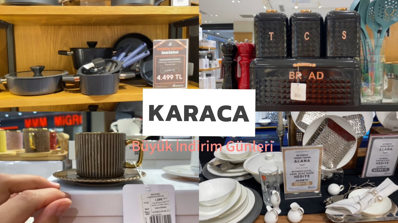 ✨Karaca’da Büyük Indirim❗️|Kasım İndirimleri| |Çeyiz Alışverişi| |Sunum| |İndirim| #karaca 