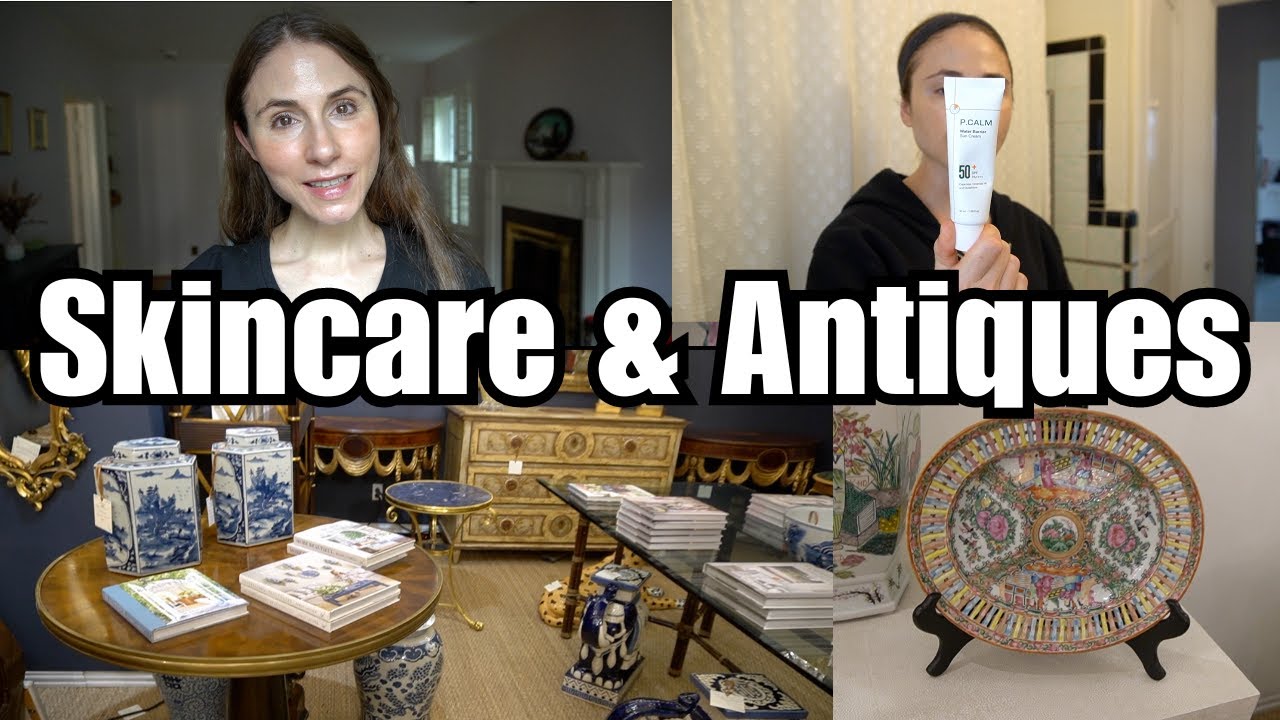 Morning Skincare & Antique Shopping | Vlog