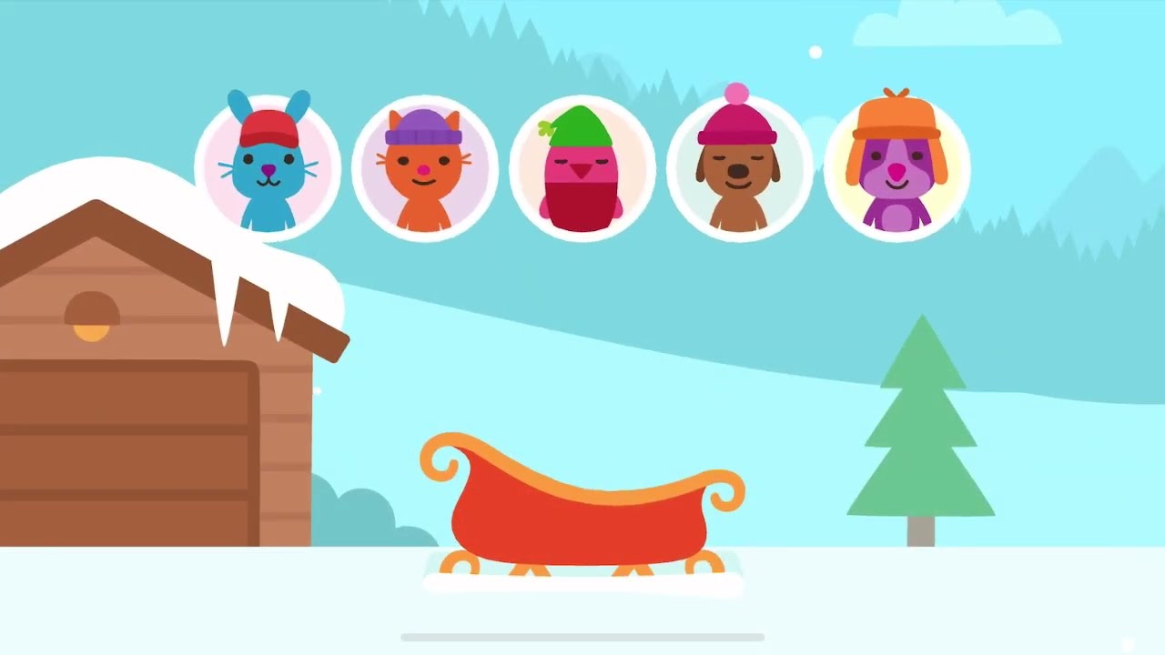 Sago Mini School FULL | Trains, Snow Day | Kids Game Preschool