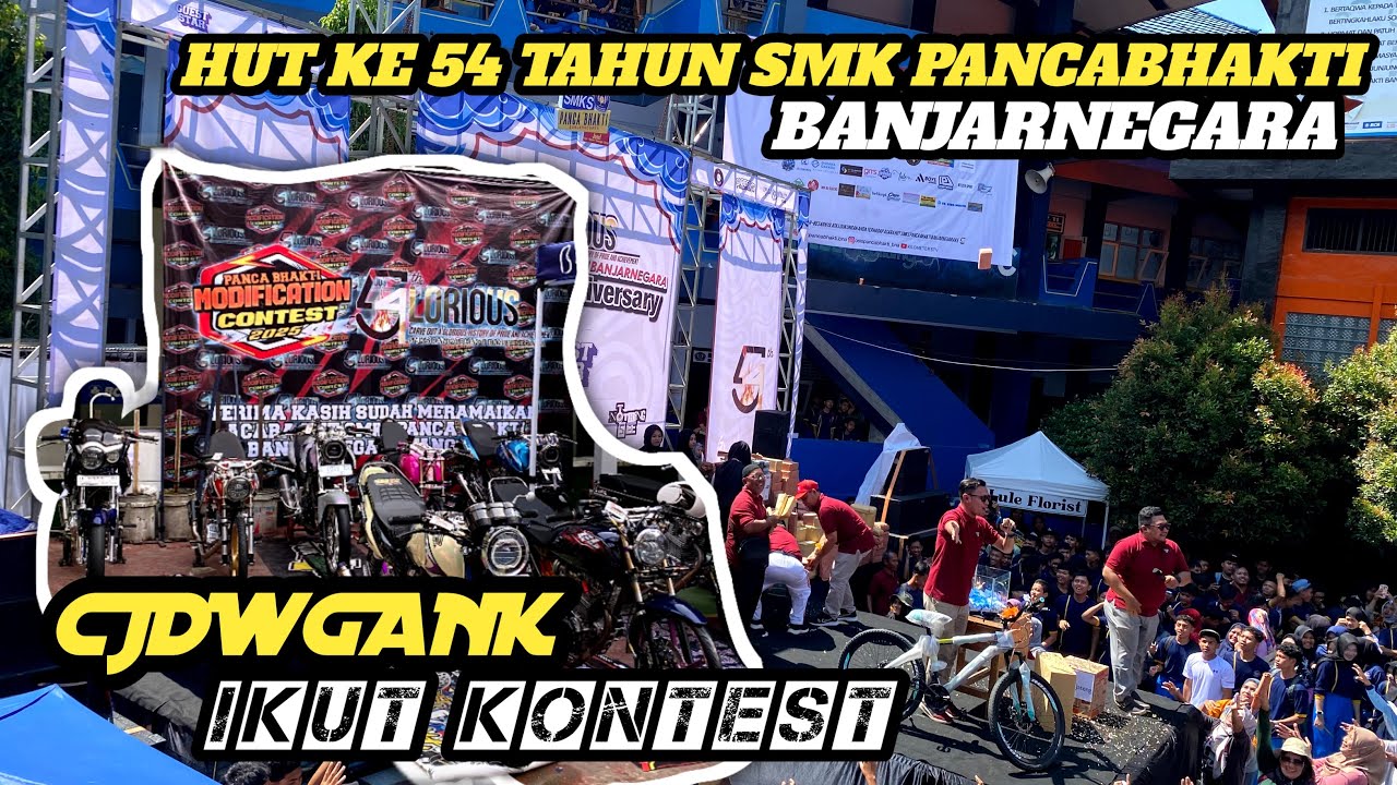 PERDANA CJDWGANK IKUT KONTES DI SMKPANCABHAKTI BANJARNEGARA‼️LANGSUNG BORONG PIALA KELAS HEREX OPEN🔥