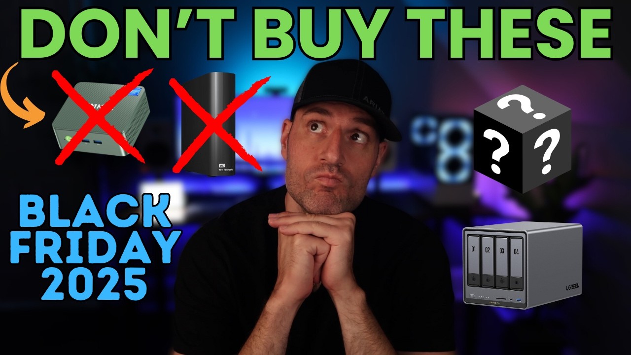 The Only Black Friday/Cyber Monday Deals Worth Buying (2025 NAS, HDDs, & More)