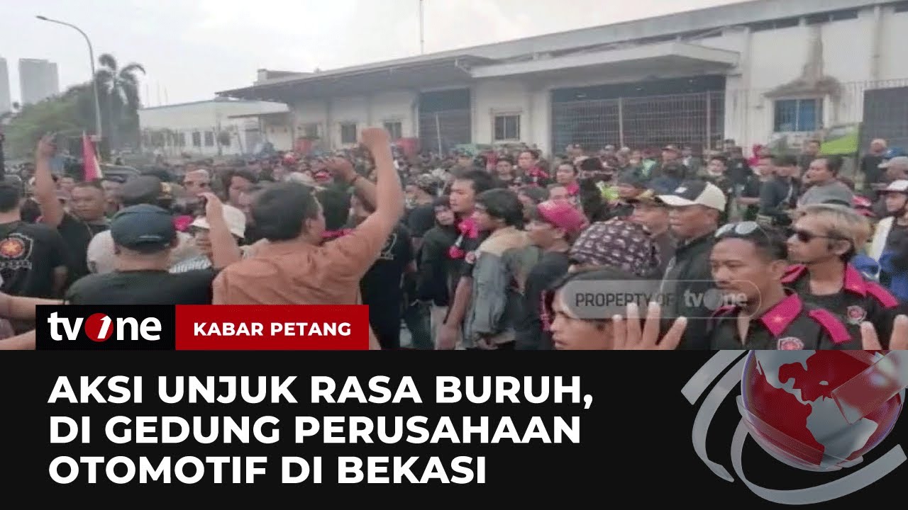 Aksi Demo di Bekasi Ricuh, Perwakilan Perusahaan Dievakuasi | Kabar Petang tvOne