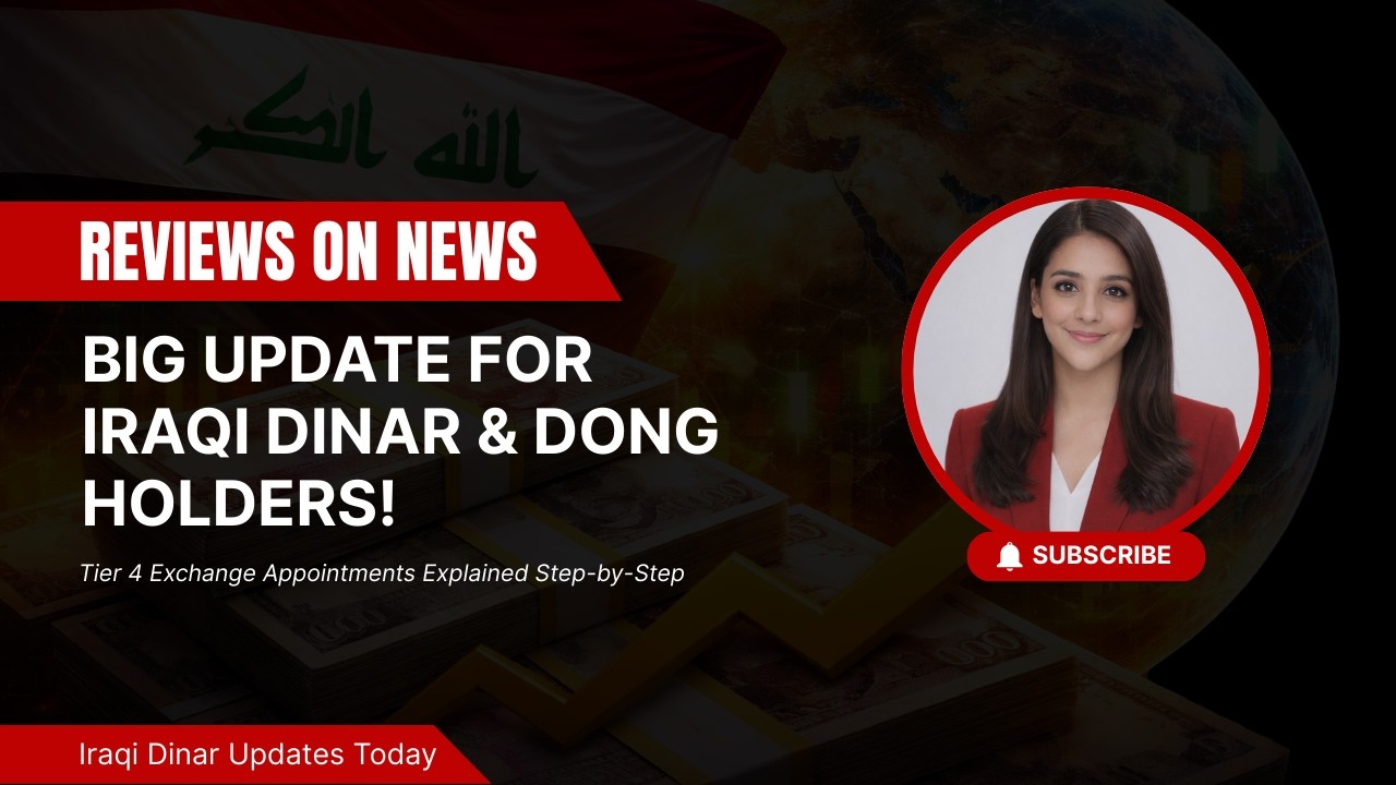Big Update for Iraqi Dinar & Dong Holders! Tier 4 Exchange Appointments Explained Step-by-Step