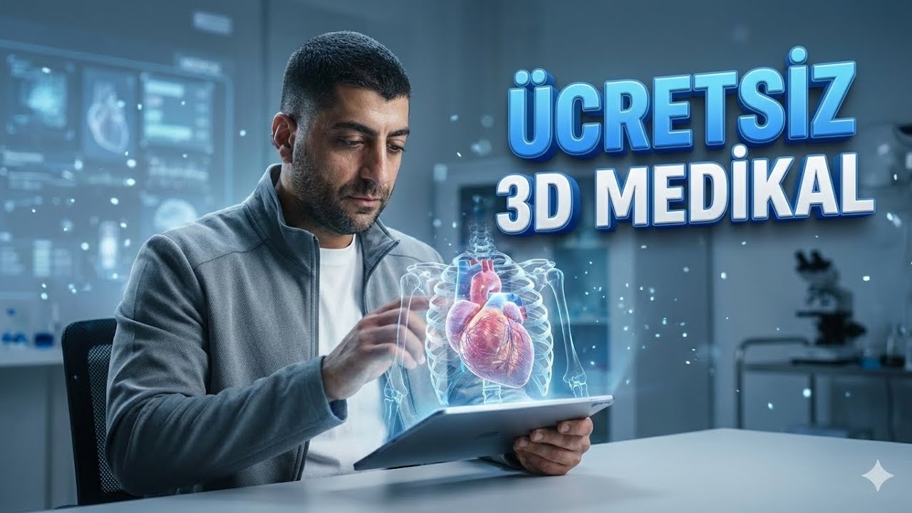 AI ile 3D Anatomik Medikal Videolar Üretmek ücretsiz 