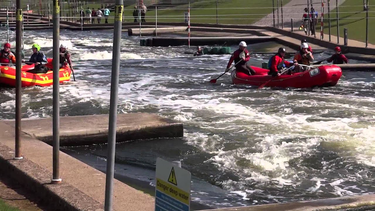 White Water Rafting, Kayaking. National Water Sports Centre, Nottingham