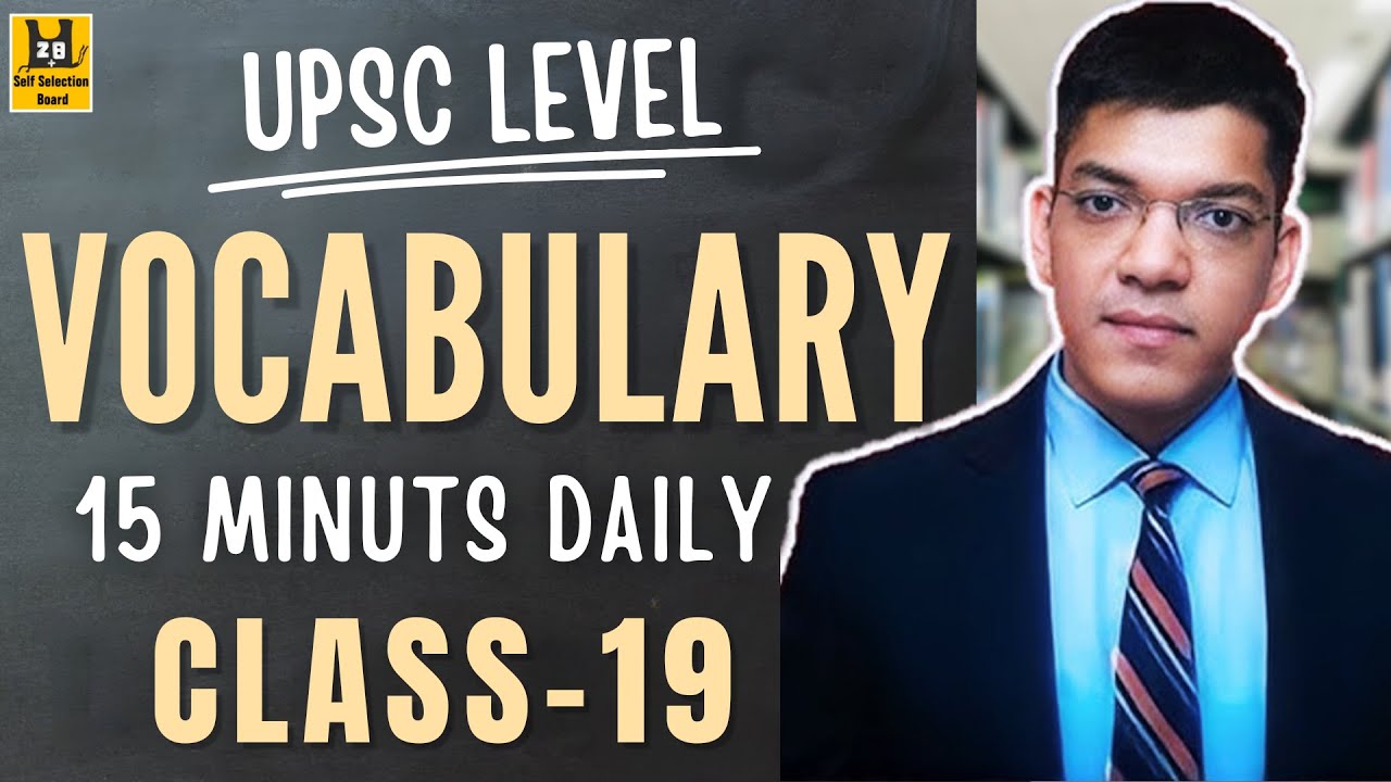 Vocabulary Class – 19 | NDA & CDS 2026 | Basic to Advanced English | Class by Shubham Varshney Sir