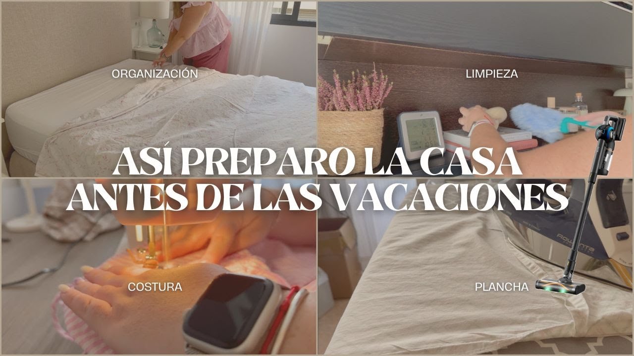 ✈️ ASÍ PREPARO LA CASA ANTES DE LAS VACACIONES 🏝️  + ALGO DE COSTURA 🧵🪡 JIGOO V700 🧹