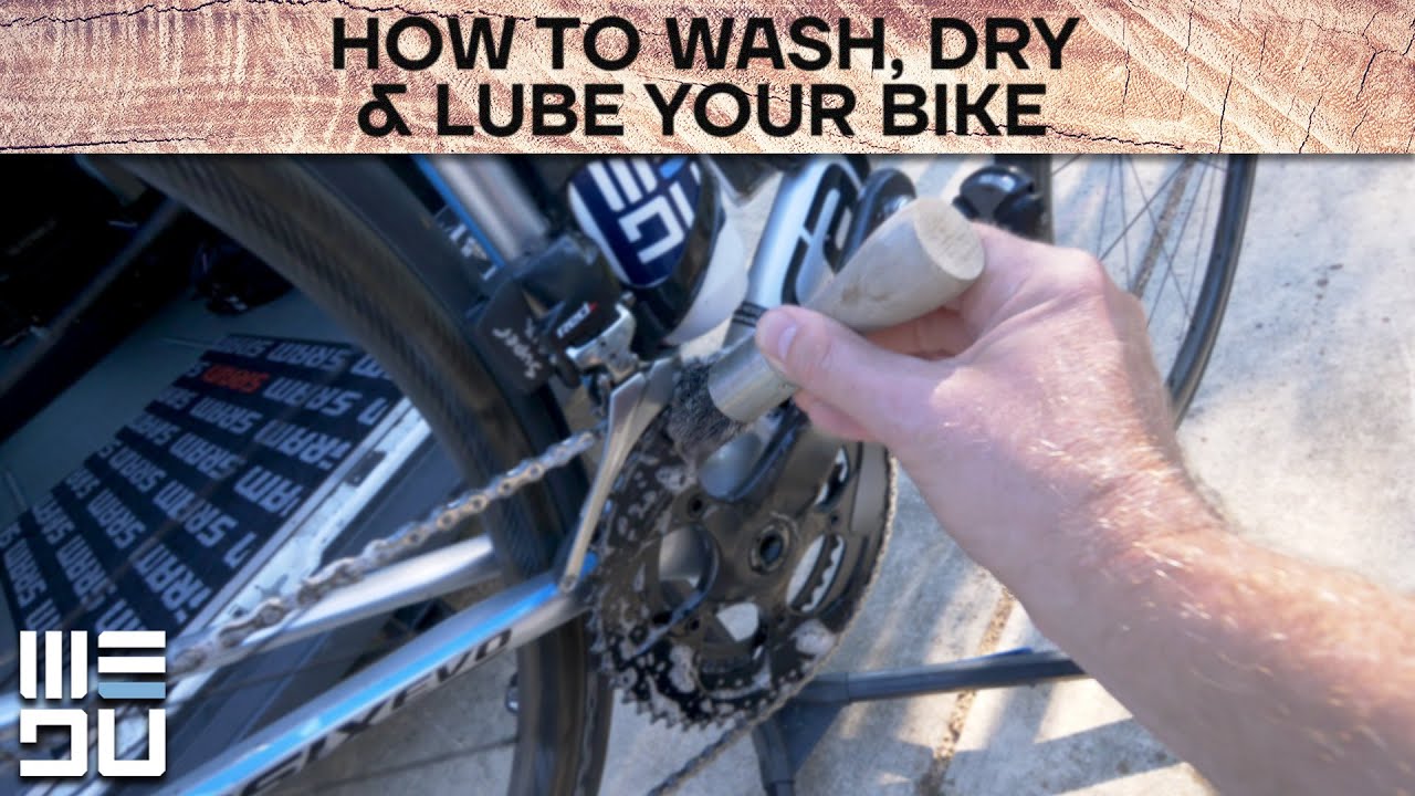 How To Wash, Dry & Lube Your Bike | Background with Bolchke