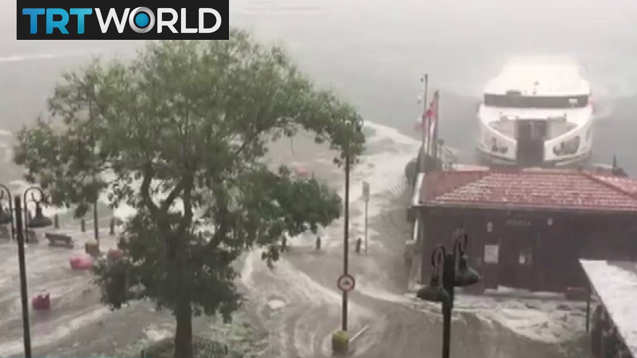 All Hail Istanbul: Massive hailstorm triggers widespread flooding