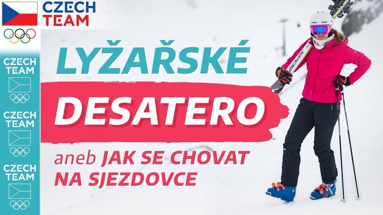 LYŽAŘSKÉ DESATERO⛷⛔ Jak se nezabít na lyžích (a na snowboardu)