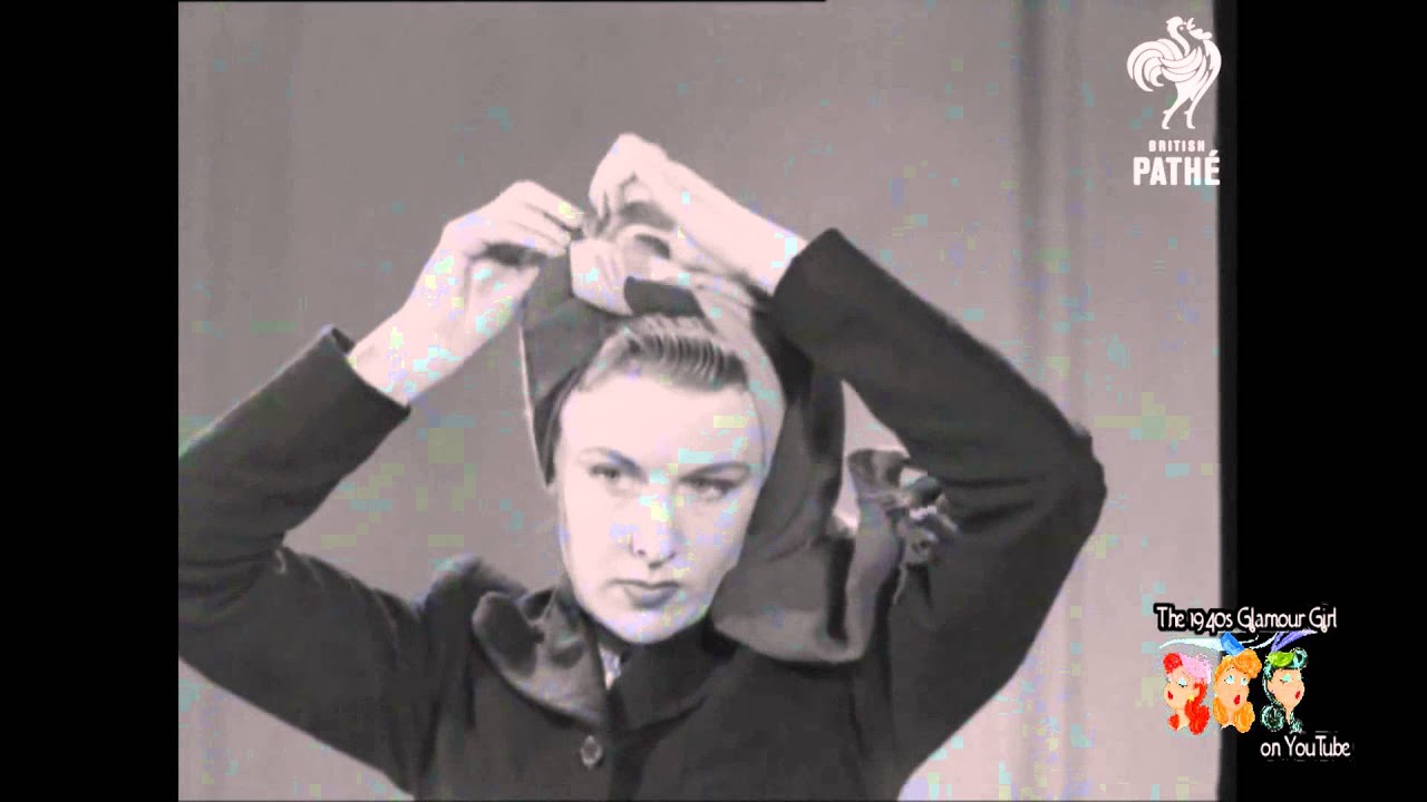 How to Tie a Turban (1942 Fashions)