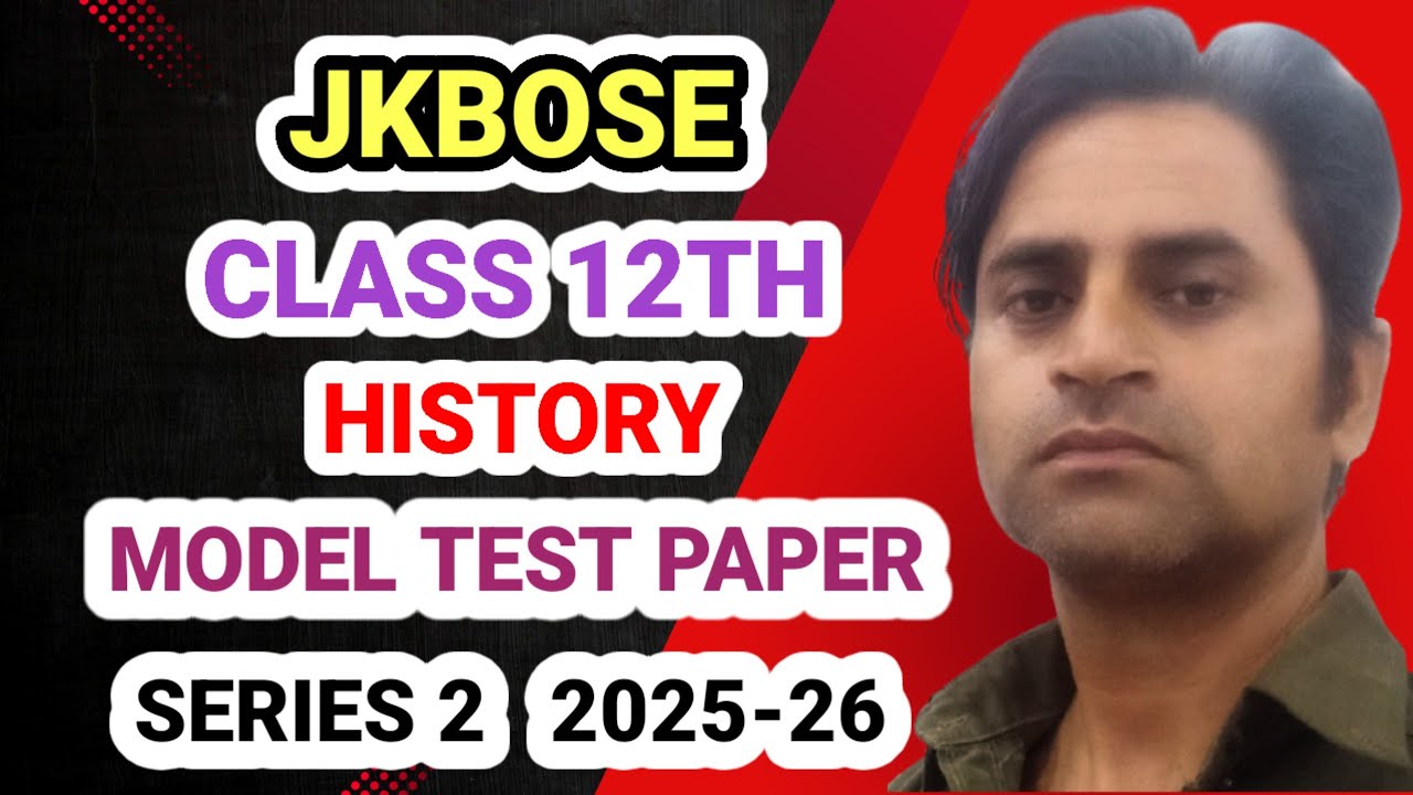 class 12th history model paper 2025 jkbose 📘 | series 2 | solved history sample paper ✅ #jkbose 