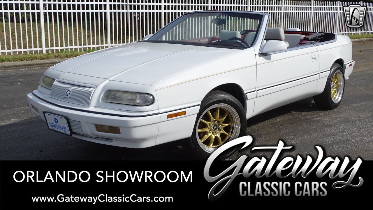 1994 Chrysler Lebaron GTC LX Convertible For Sale Stock #1609-ORD