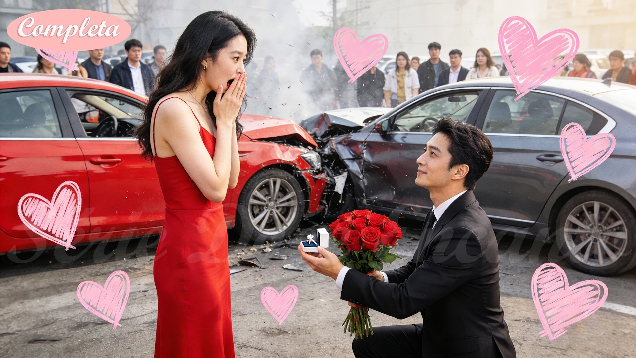 CEO odiava casamento, mas ao ver a garota pobre bater no seu carro, se apaixonou e casou!#ceo #amor