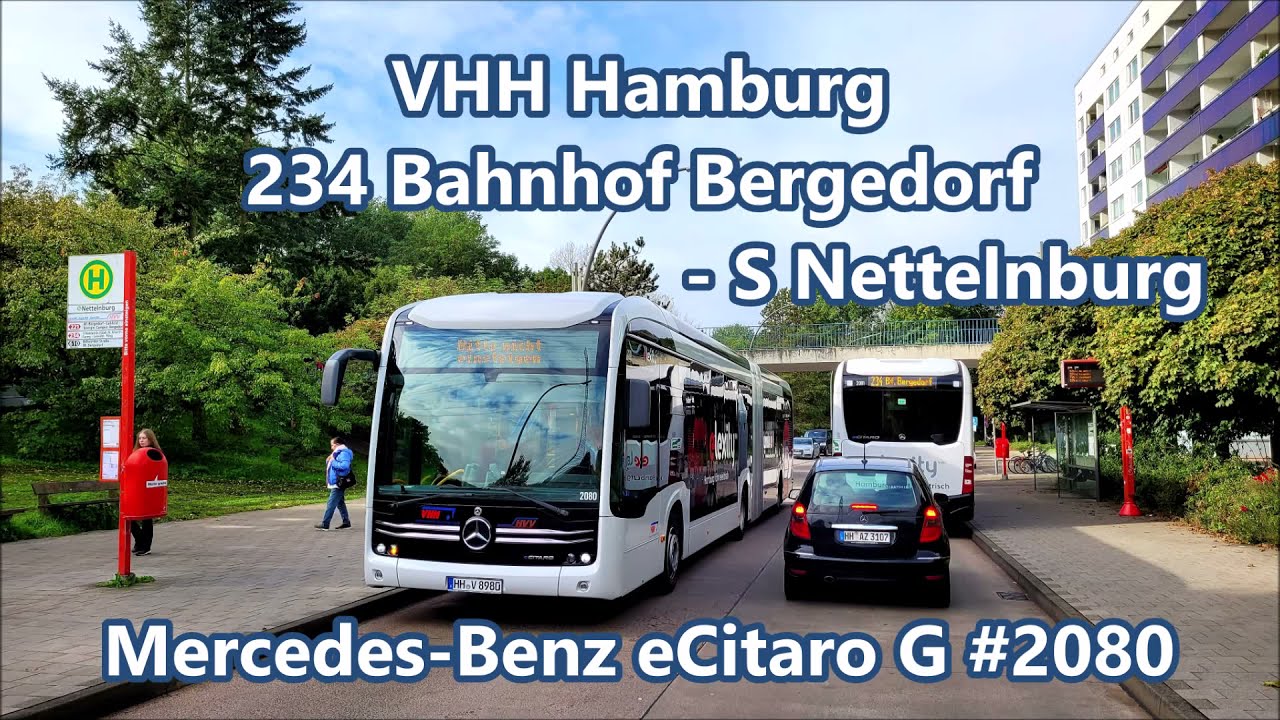 VHH Hamburg - Linie 234, Mercedes-Benz eCitaro G #2080