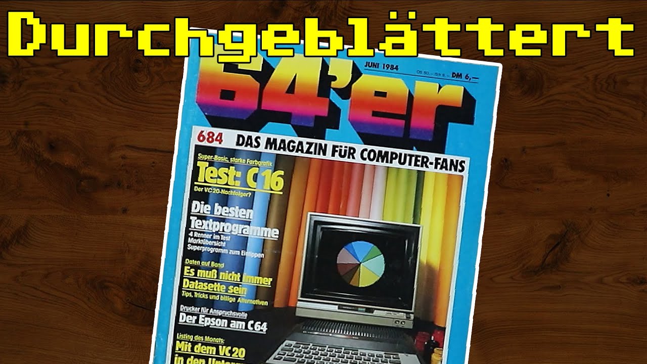 Ausgabe Nummer drei - Juni der 64er Zeitschrift (06-1984) durchgebl&auml;ttert und kommentiert