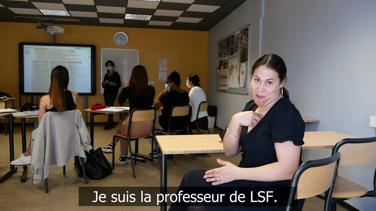 Présentation des classes de sourds du CESDA34 au lycée Joffre de Montpellier