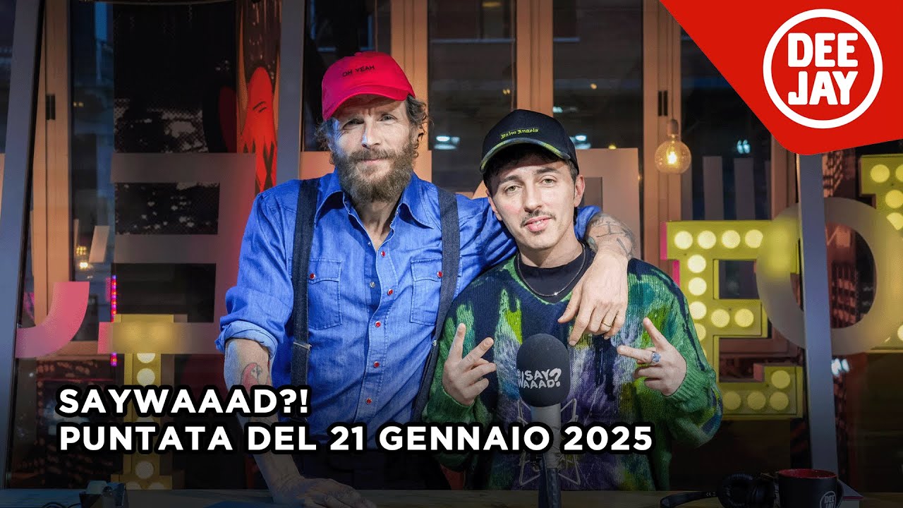 Jovanotti ospite a #SayWaaad &ndash; Puntata del 21 gennaio 2025