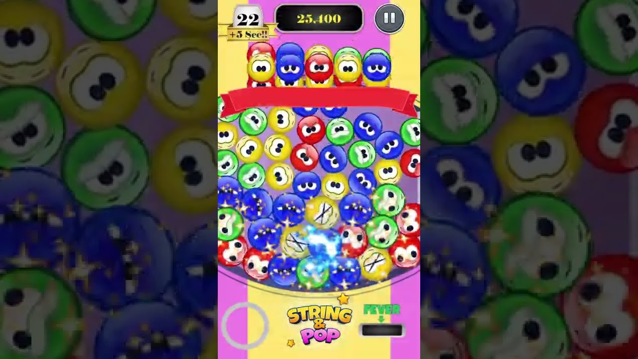 String&Pop: Free Match 3 Puzzle for Android iPhone #puzzlegame  #mobilegames #match3 #freegames V2