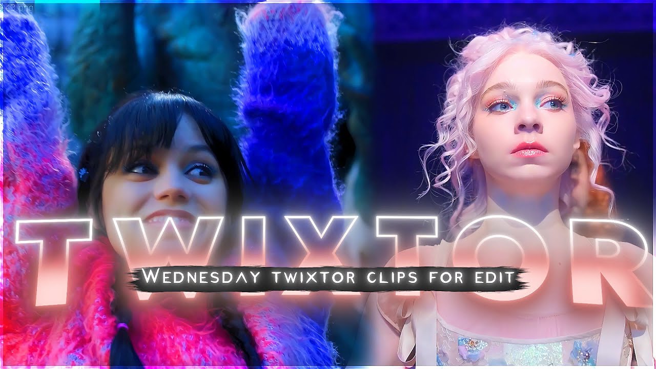Enid & Wednesday Dance | Wednesday Twixtor S2 Part 2 in 4K Twixtor pack