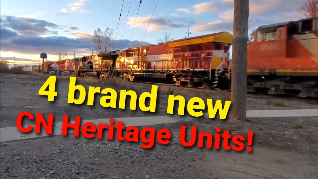 Chasing 4 Brand-New CN Heritage Units! | 10/24/2020
