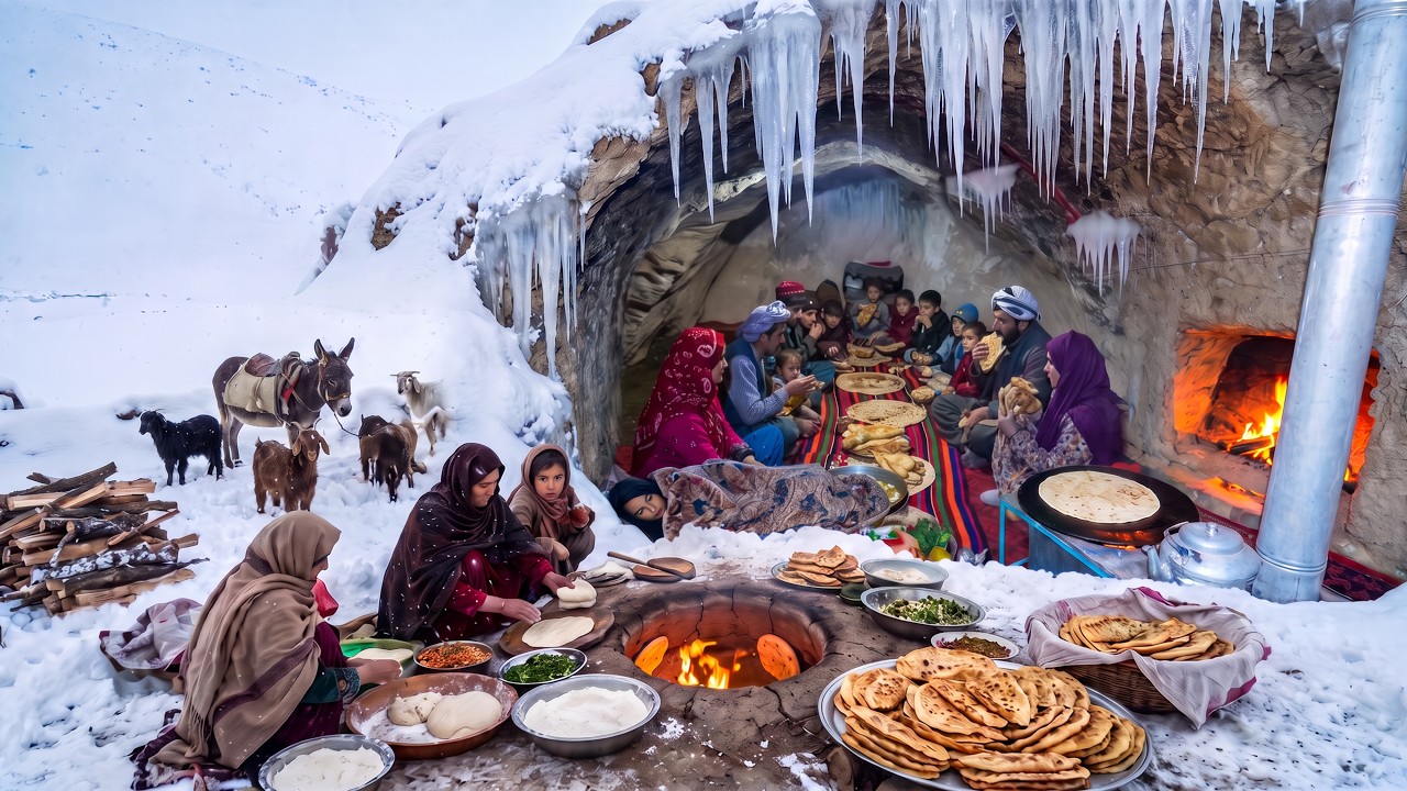 The Cave Families of Afghanistan | Surviving the Coldest Winter Like Ancient Times (Full Movie)