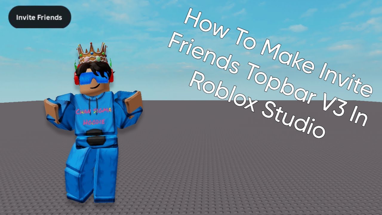 How To Make Invite Friends TopBar V3 In Roblox Studio