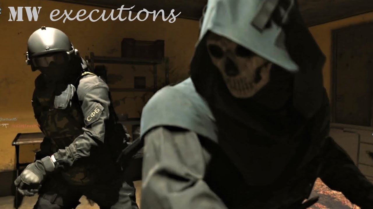 MODERN WARFARE EXECUTIONS (SOAP OTTER BALE MACE KREUGER MINOTAUR LERCH RODION YEGOR AZUR)