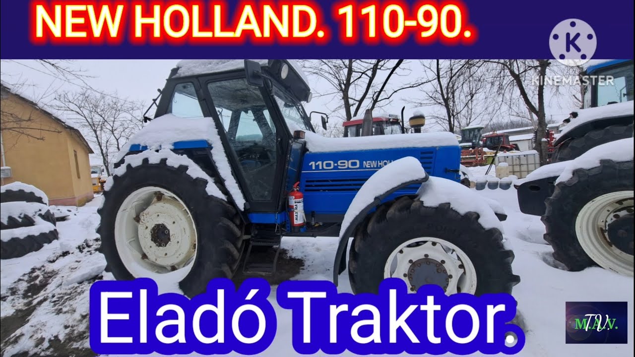  NEW HOLLAND 110 -90.2001es. Leját.mv igény esetén friss műszakival.7,65 M ft. /MTZ Agro Vlog./2026.