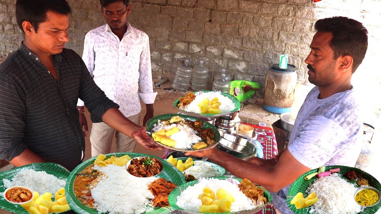 Best Cheapest Roadside Meals Hydearabad | Chicken Rice @ 70 Rs Only | Boty Rice @ 70 Rs only