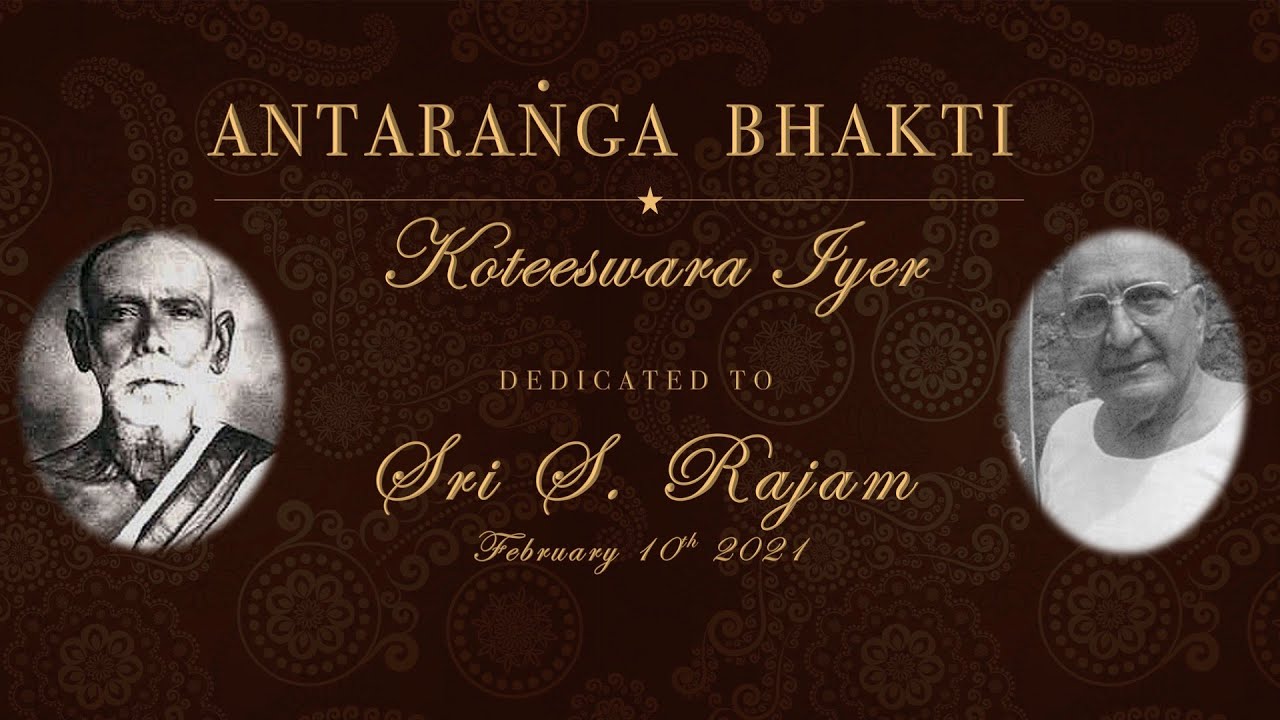 Tradition Lives - 3 | Tribute to Sri S. Rajam