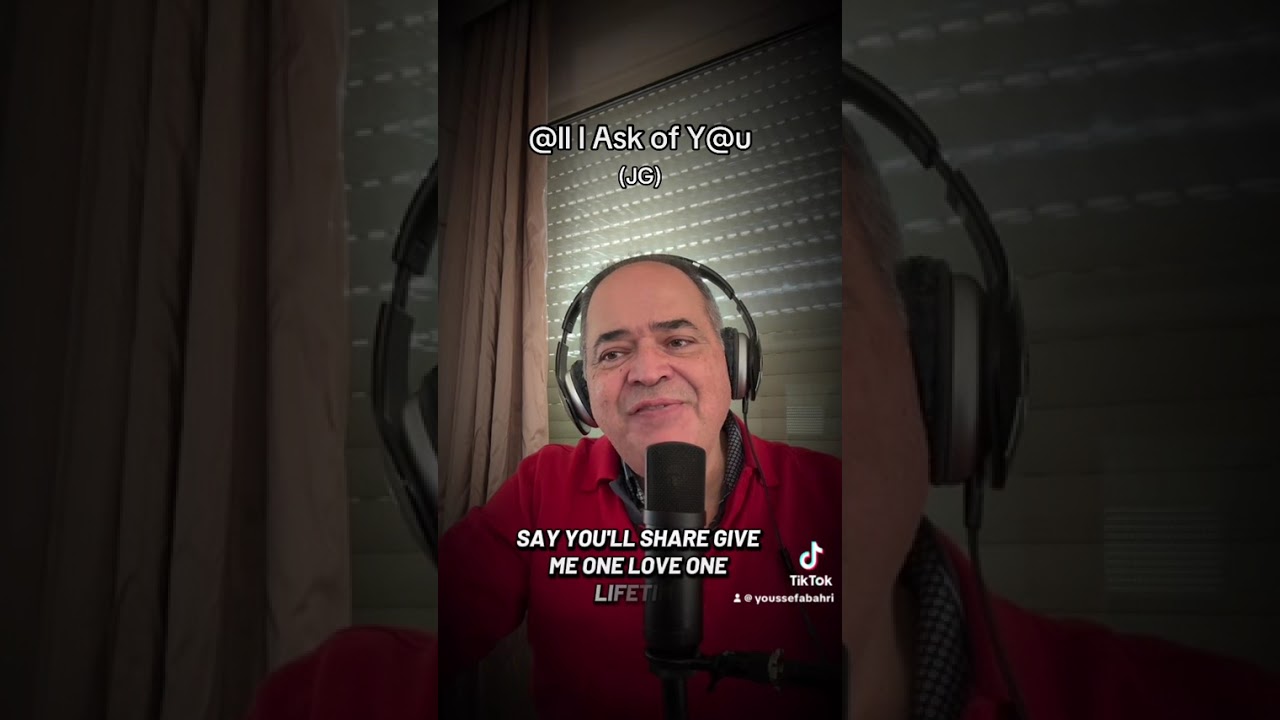That all i ask of you 