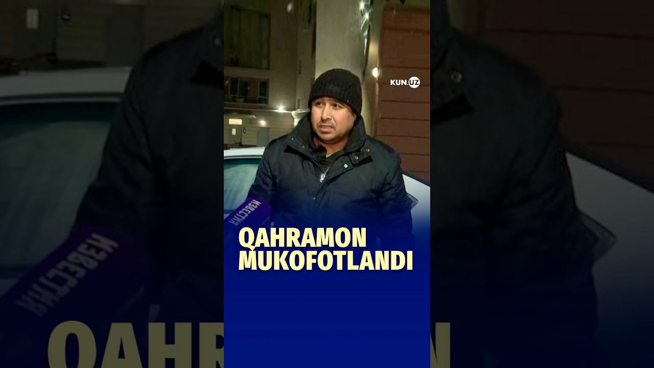 Qahramon mukofotlandi