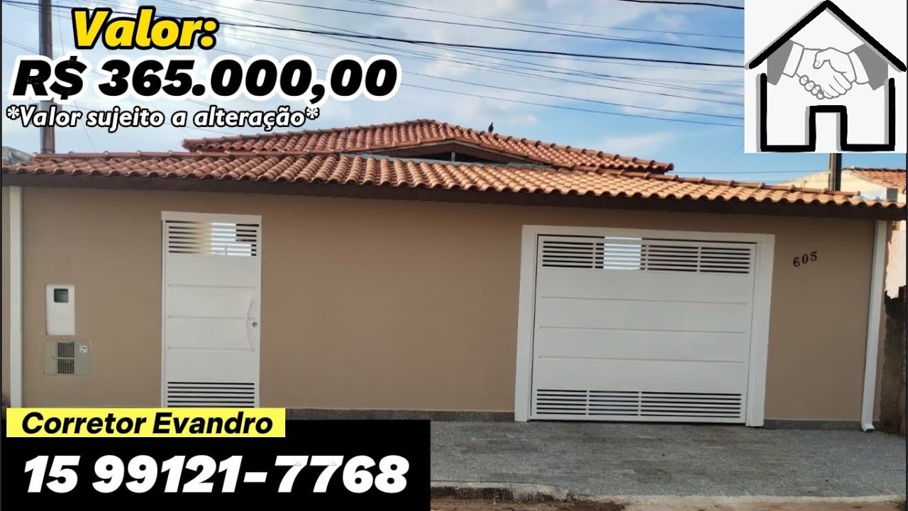 Casa l Venda l Jardim Santa Rita l Interior l Tatuí/SP