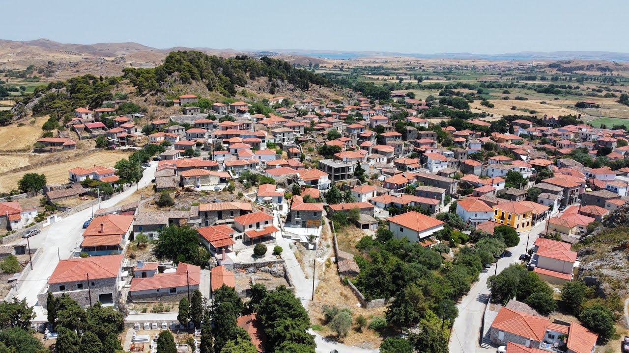 Kontias Lemnos, &Kappa;&omicron;&nu;&tau;&iota;ά&sigmaf; &Lambda;ή&mu;&nu;&omicron;&sigmaf;, from the sky with drone @Flying_Surfer
