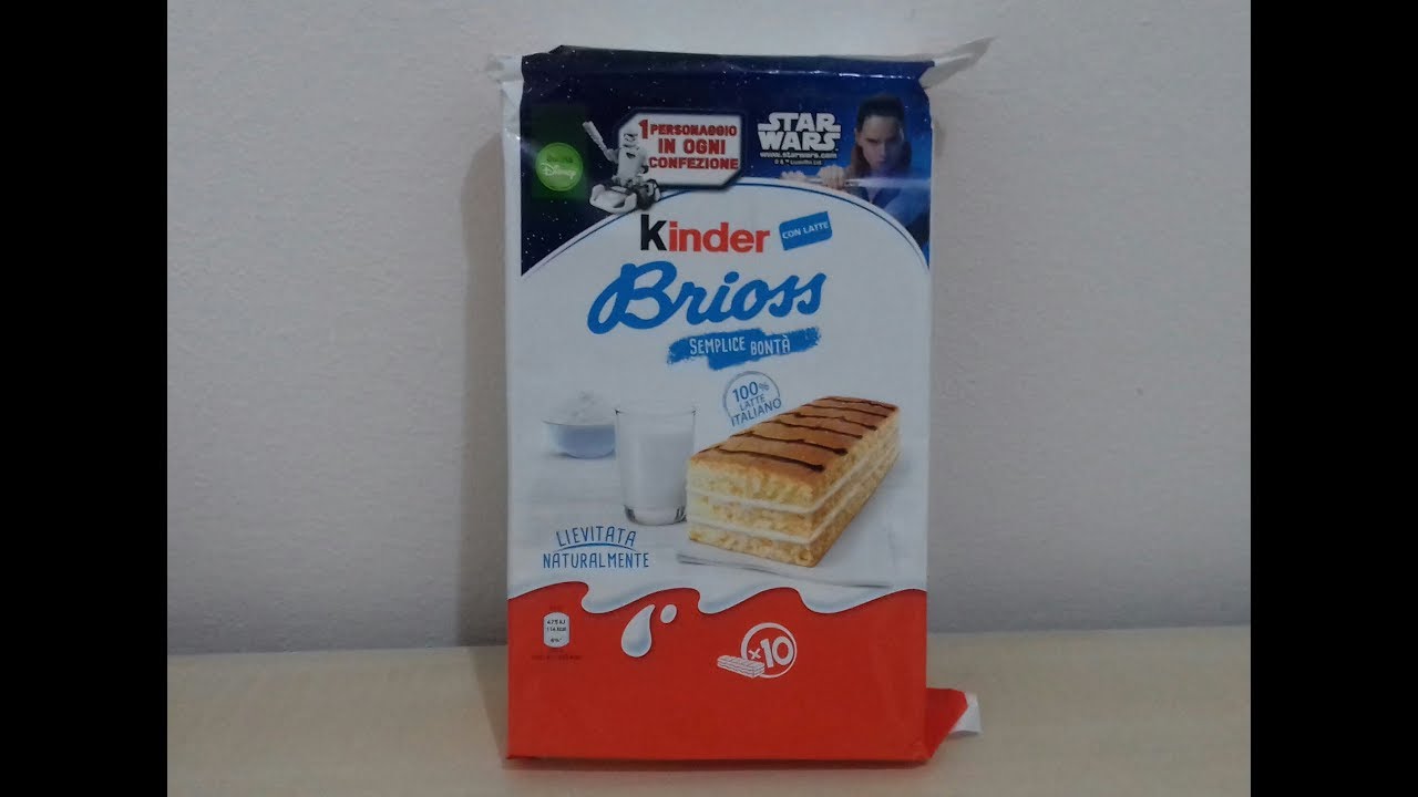 STAR WARS : merendine Kinder Brioss con SORPRESA