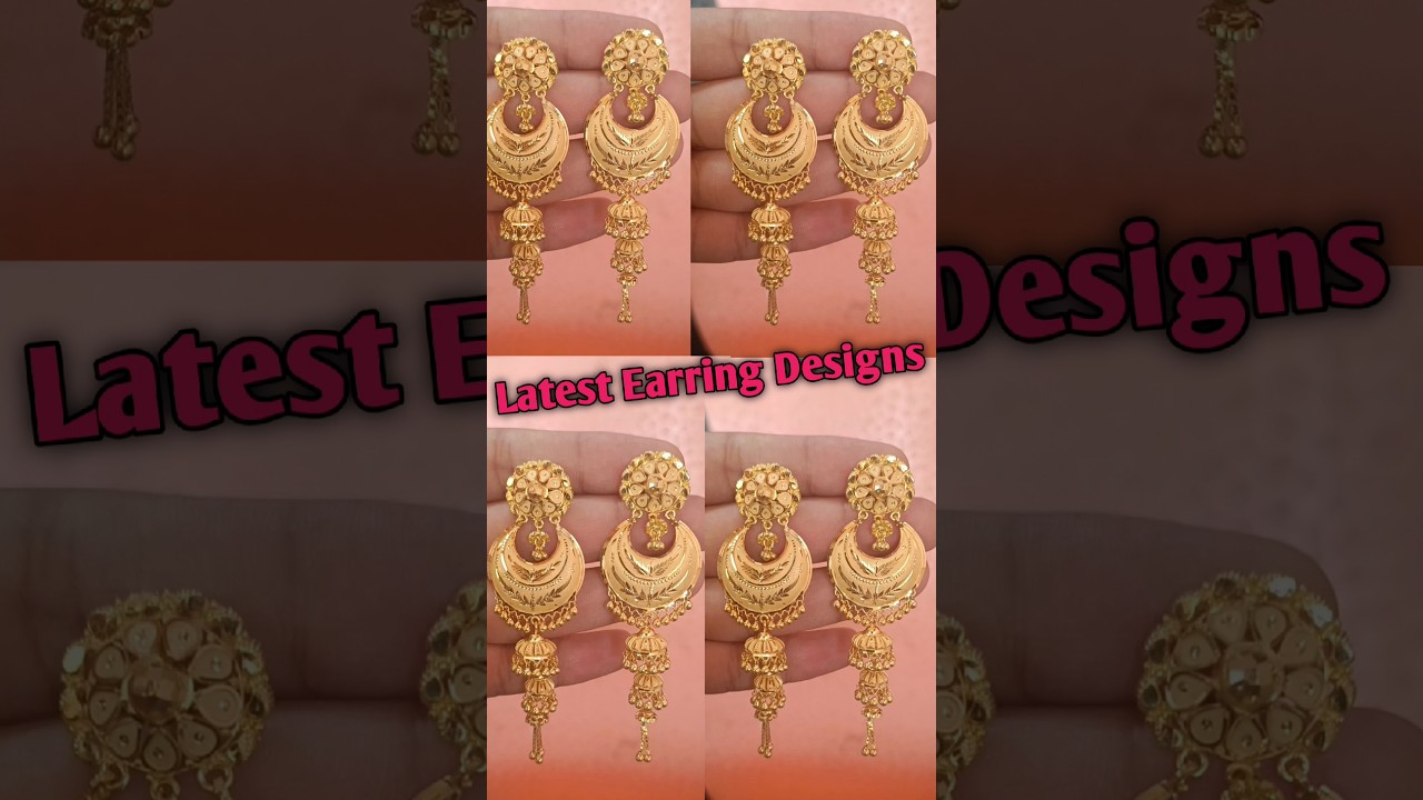 Latest Chandra Bali Jhumki Designs With Weight And Price || new earring design with price