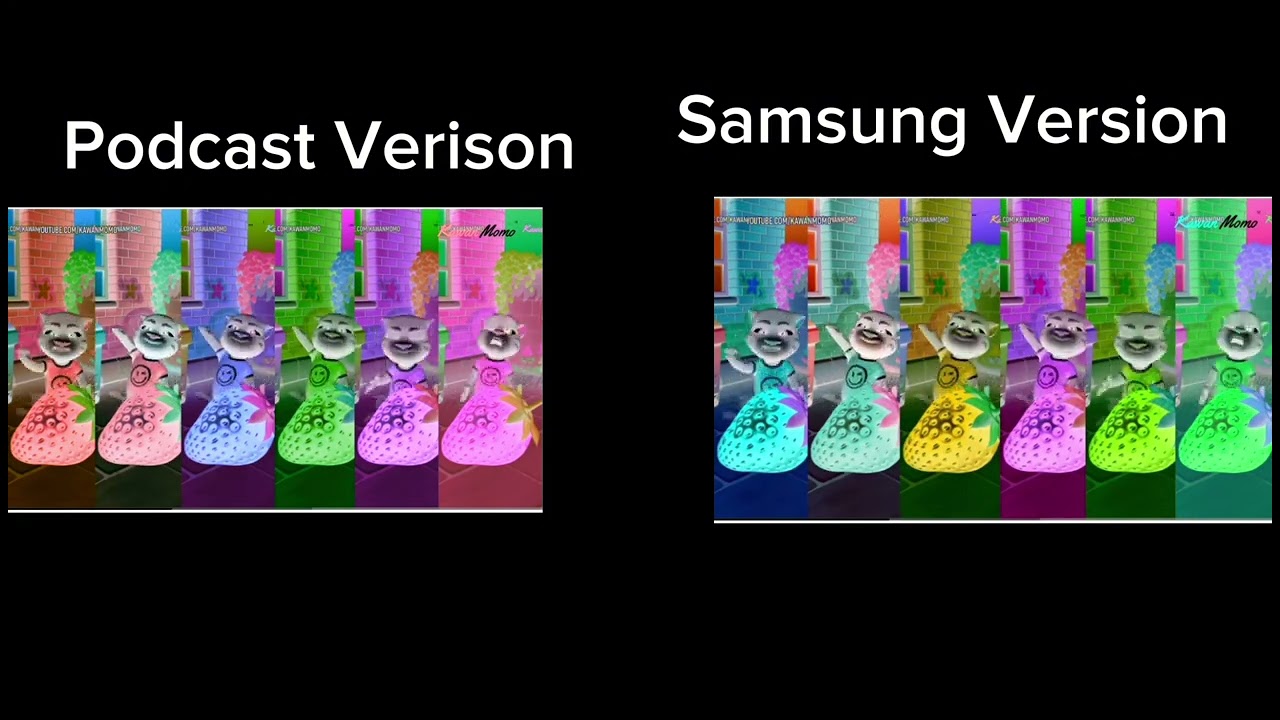 Tom All colors Comparison 