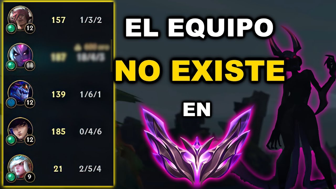 En MASTER NO EXISTE el EQUIPO | Evelynn 1v9