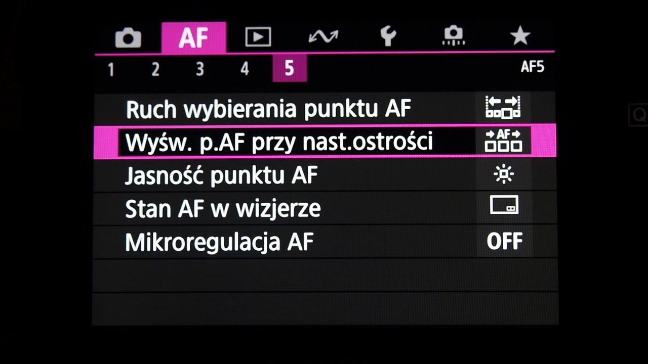 Canon EOS-1D X Mark III - menu