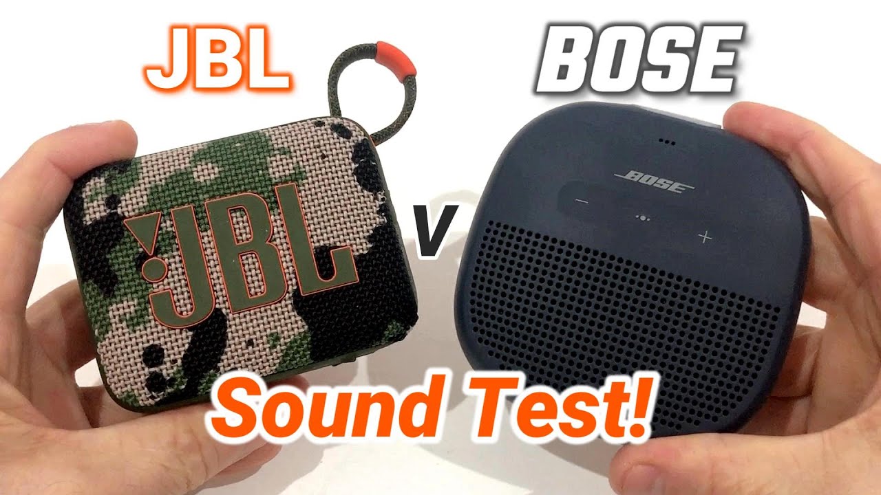 JBL GO 4 vs BOSE SOUNDLINK MICRO Bluetooth Speaker Sound Test!