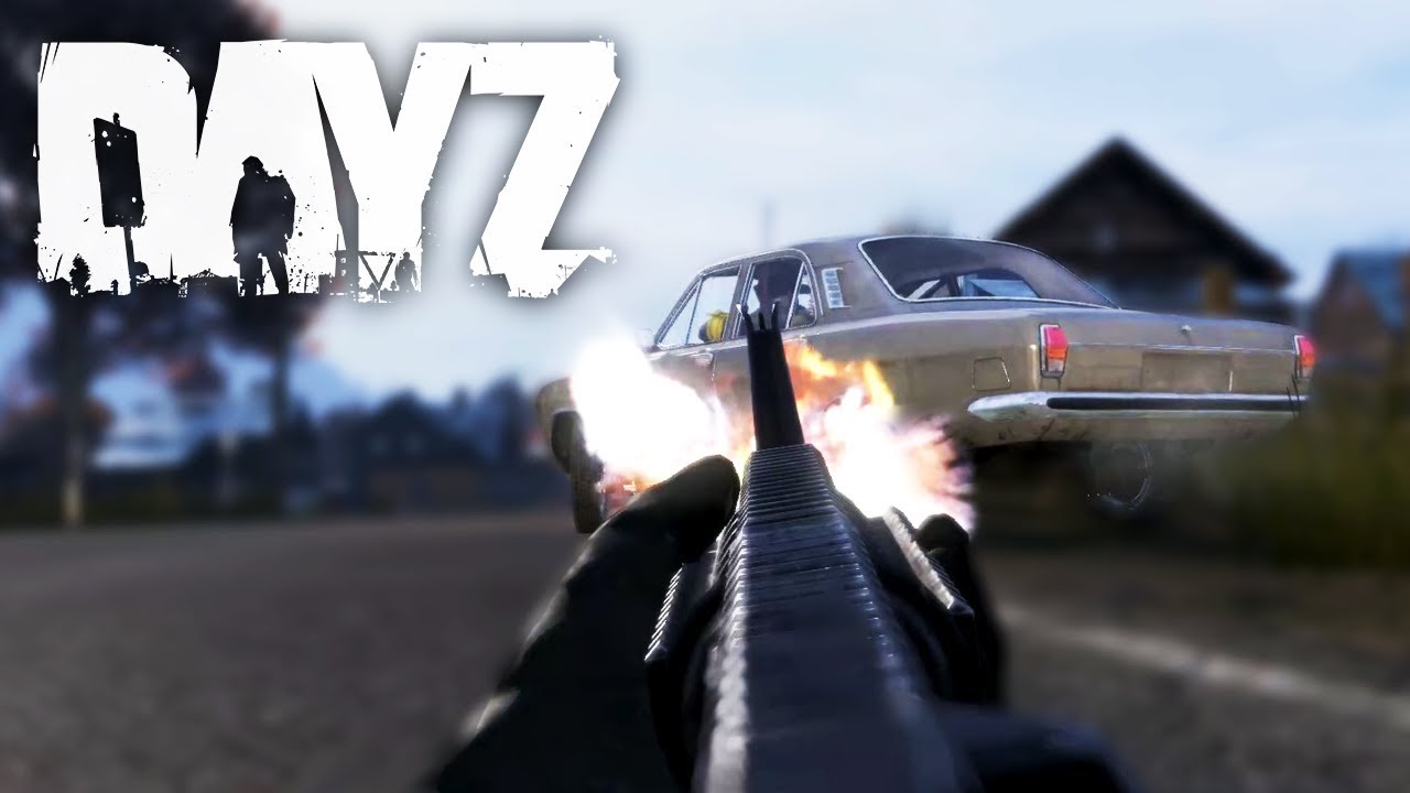 CAR CRASH SHOOTOUT! - DayZ 1.02