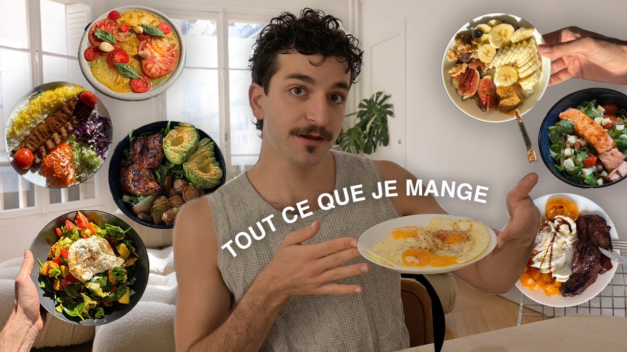 what I eat in a week à Paris pour prendre du muscle, version 100% honnête