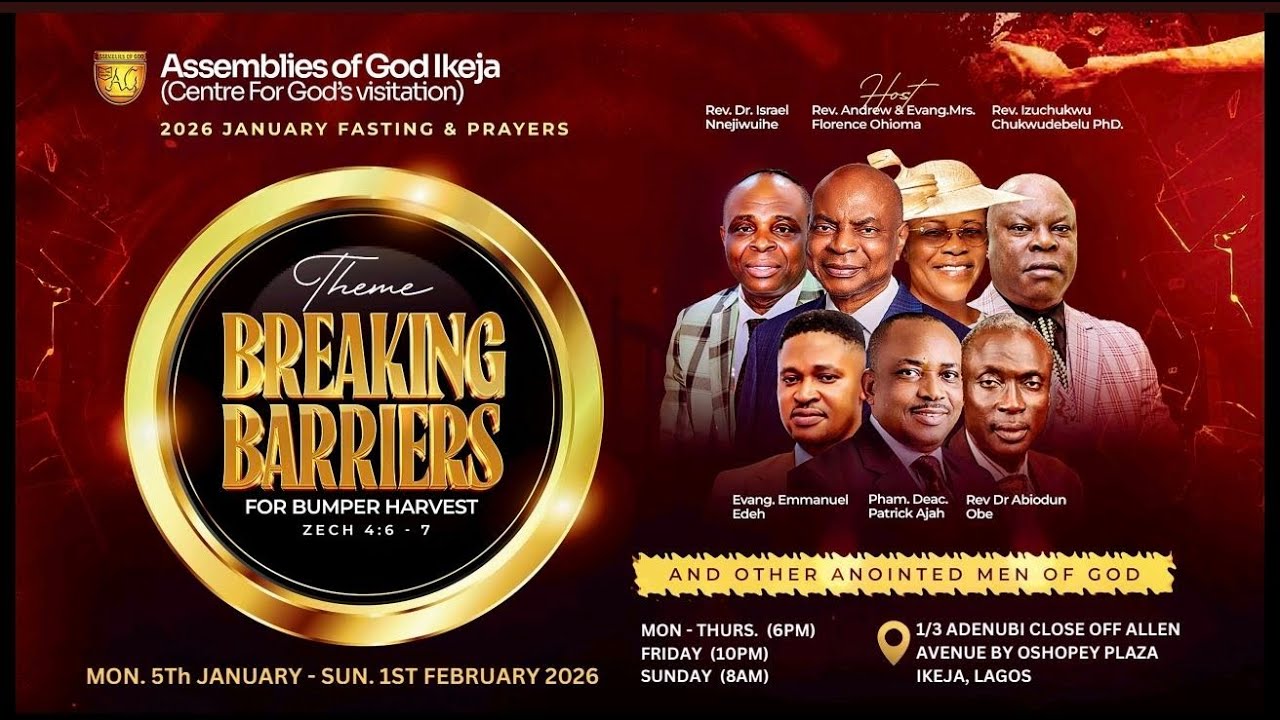 Fasting & Prayers Livestream | Day 22 | 26-01-2026 ||