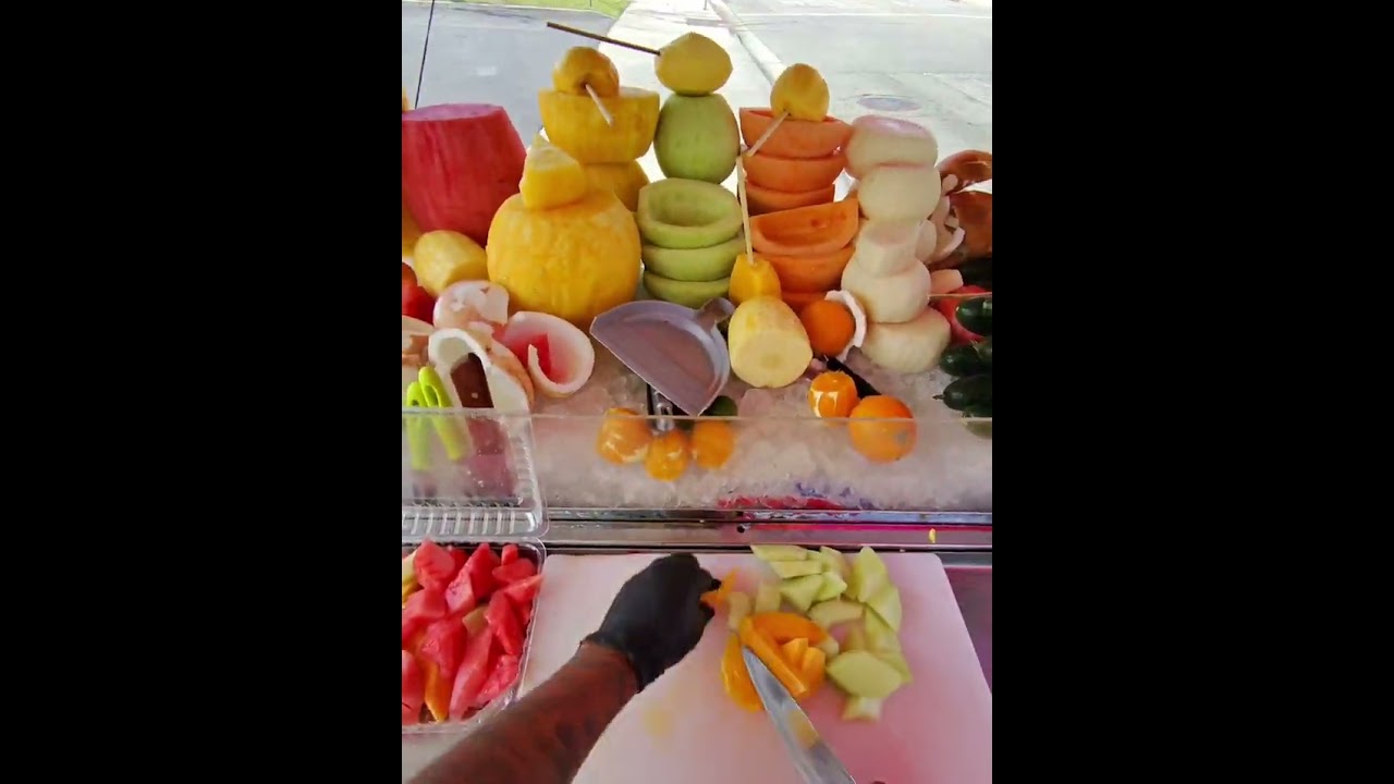 Charolas de fruta