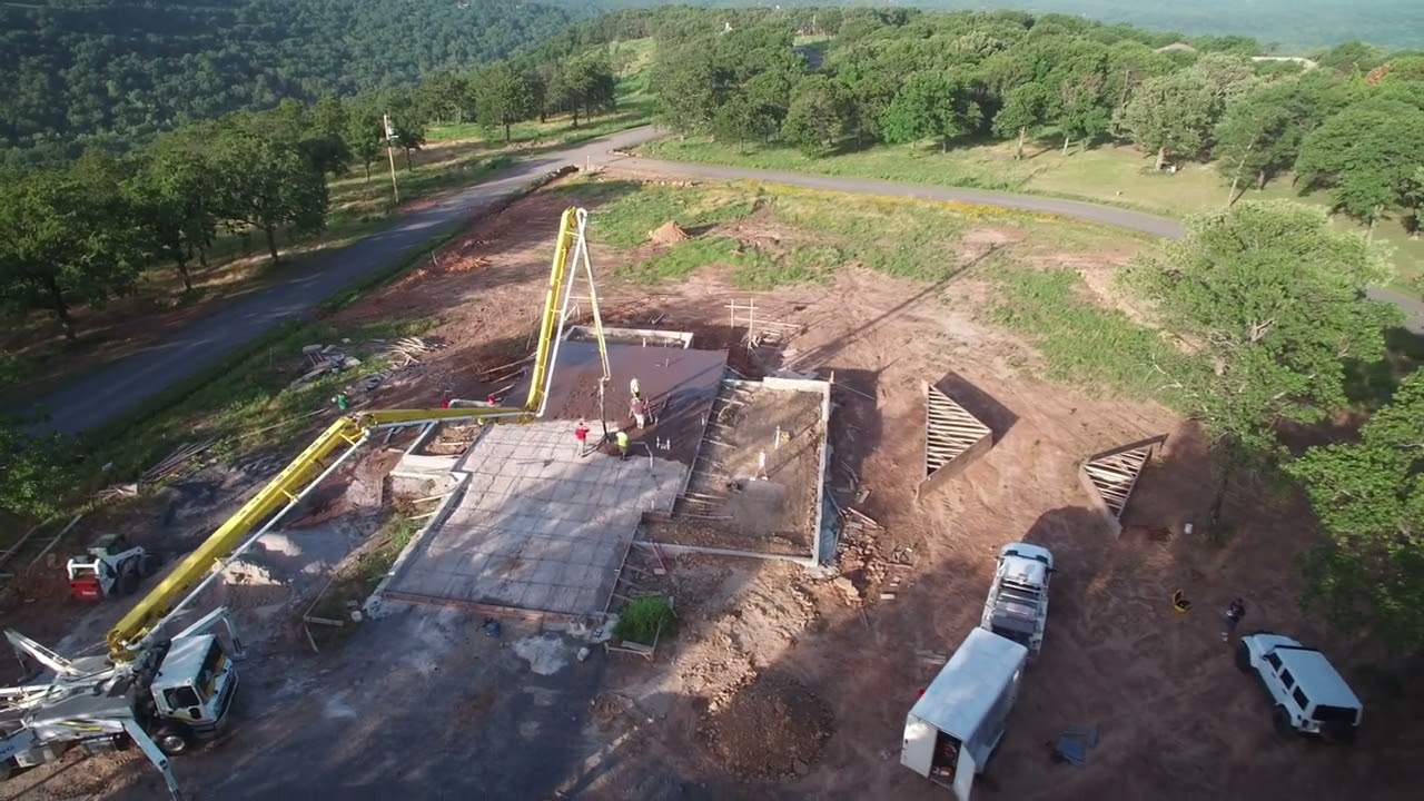 Foundation Pour - Post Tension Steel