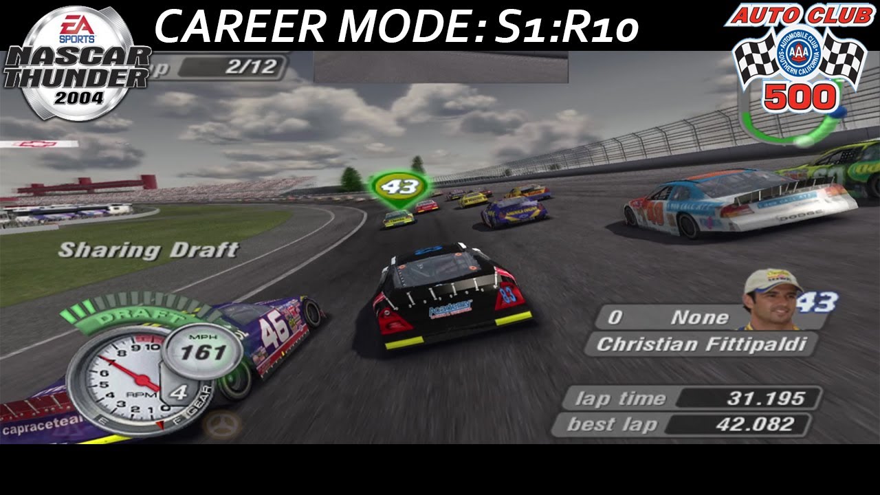 NASCAR Thunder 2004 Career Mode: S1:R10 California
